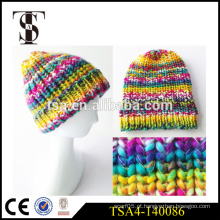 Chapéu de inverno da moda para meninas bonés coloridos inverno mulheres beanies